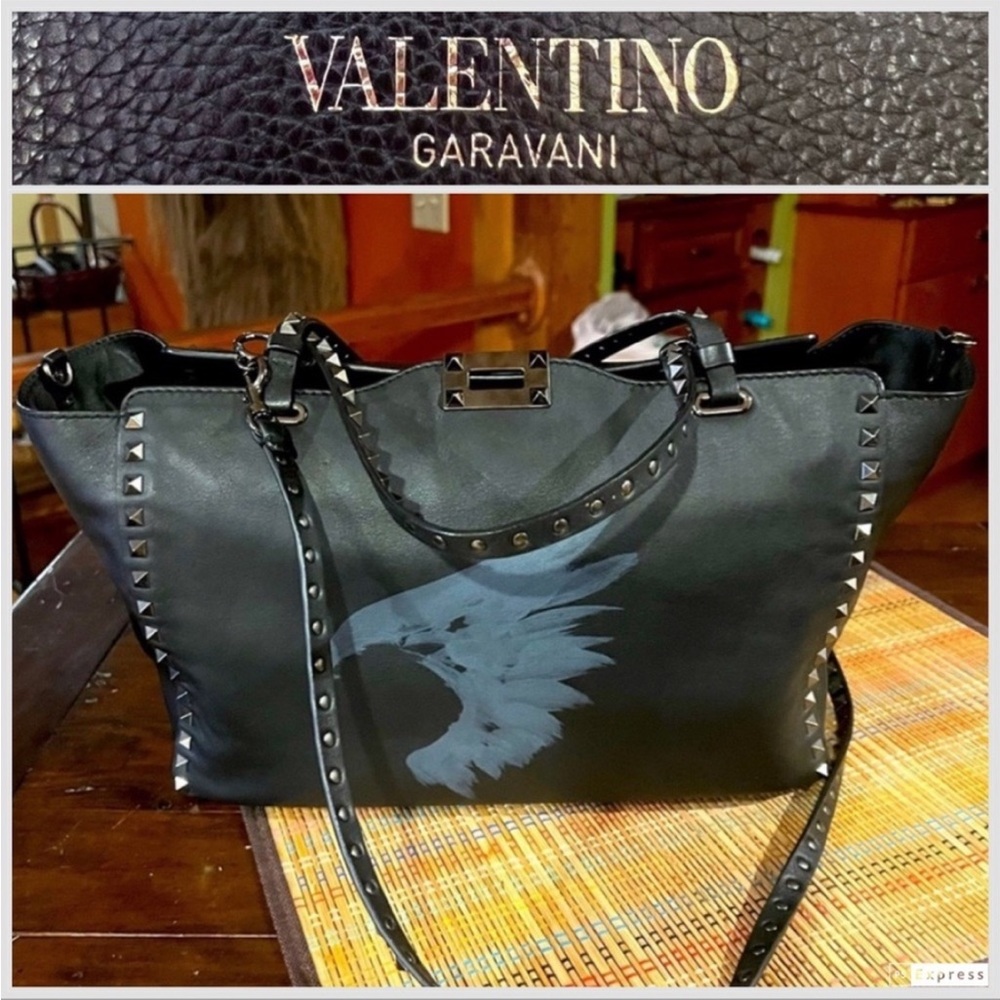 Valentino ROCKSTUD 3 /Way💥SUPER GORG BOLD SEXY ELEGANT💥Large 13”